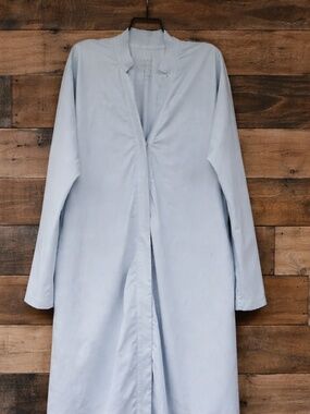 ADAY Something Borrowed Dress Light Blue Minimalist Work Travel Stretch Size S